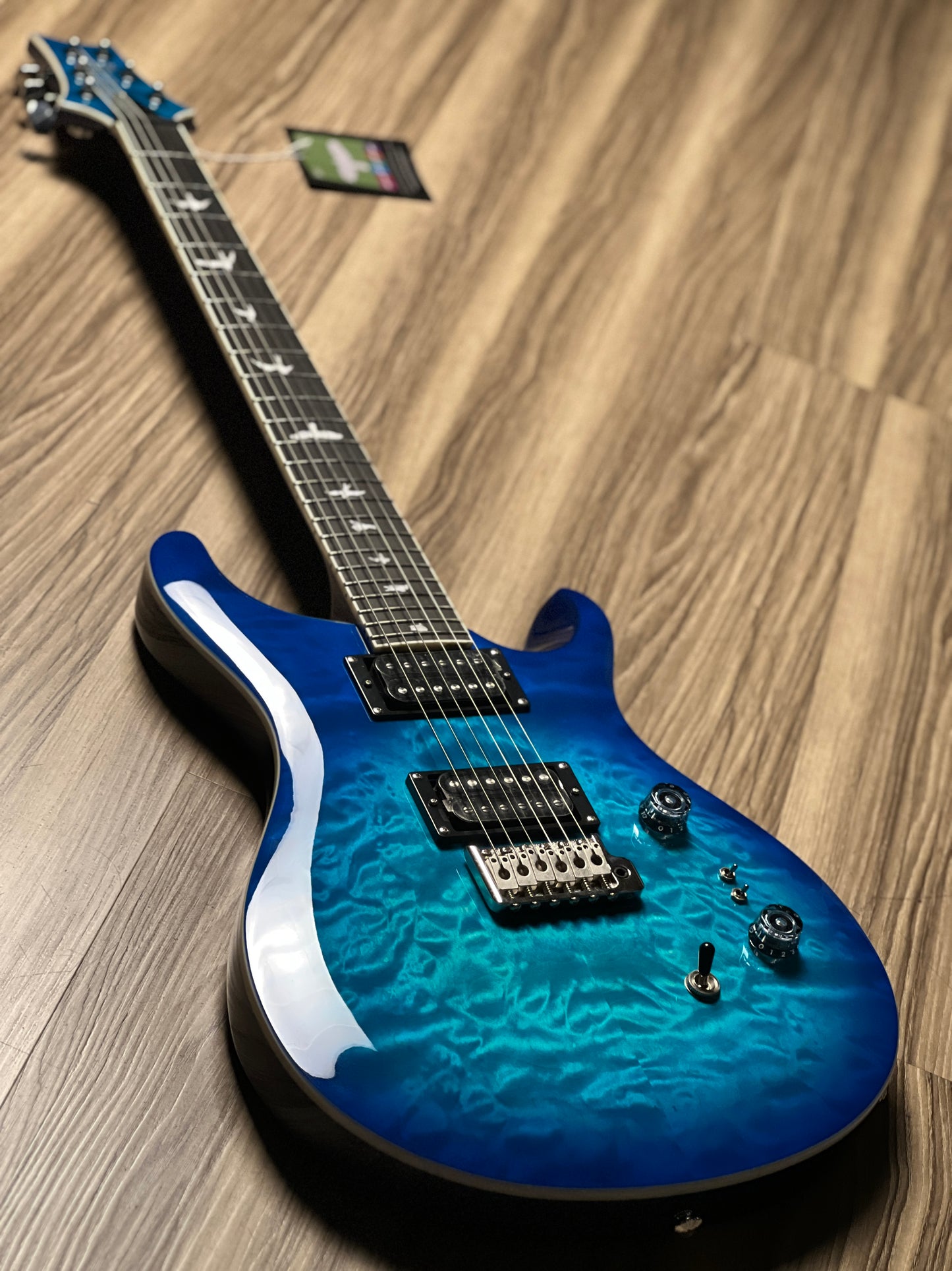 PRS SE Custom Quilt 24-08 in Lake Blue