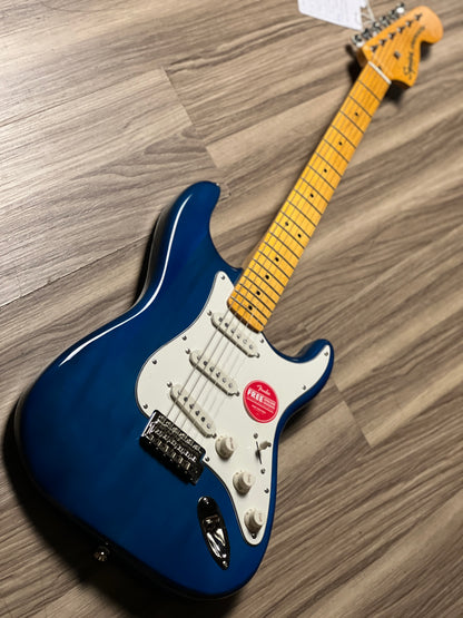 Squier FSR Classic Vibe 70s Stratocaster with Maple FB in Sapphire Blue