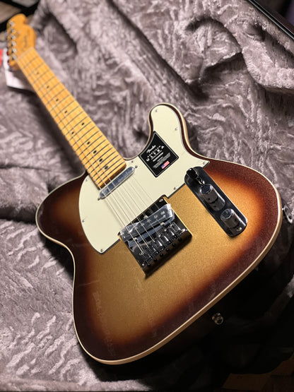 Fender American Ultra Telecaster พร้อม Maple FB สี Mocha Burst