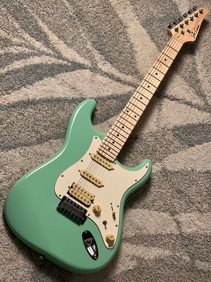 SLX Hawk Classic Essentials 22 HSS with Maple FB in Surf Green
