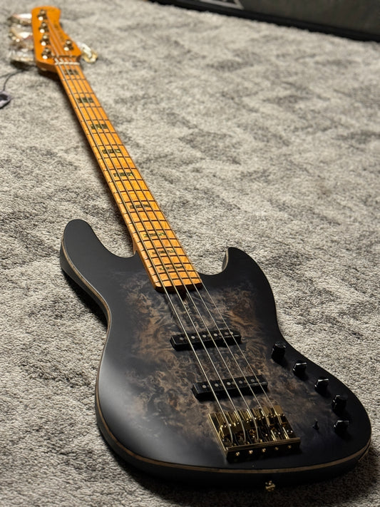 Sire Marcus Miller V10 5 String Bass Guitar in Trans Black Satin