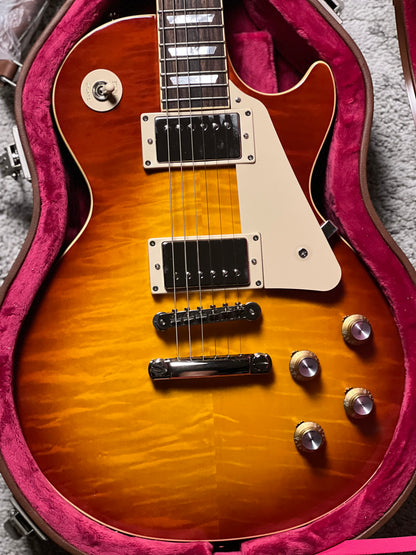 Epiphone 1960 Les Paul Standard Reissue in Washed Cherry Burst w/Case 25011520041