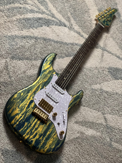 SLX X Dhatarattha Custom DST in Malibu Shmear with Rosewood FB