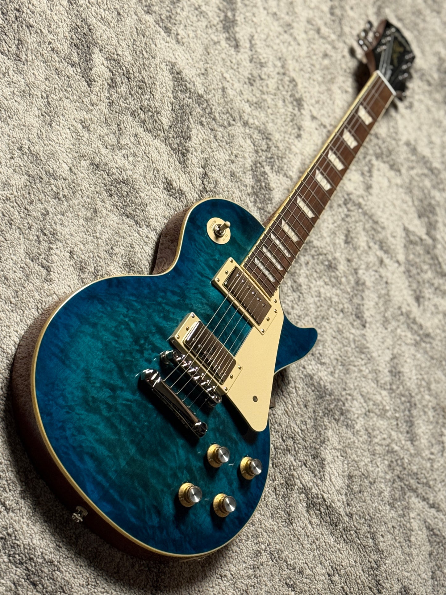 Epiphone Les Paul Standard '60s Quilt in Ocean Water Perimeter