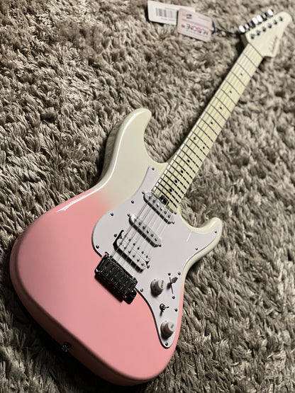 Soloking MS-1 Classic MKII in White Pink Burst with White Neck Nafiri Special Run