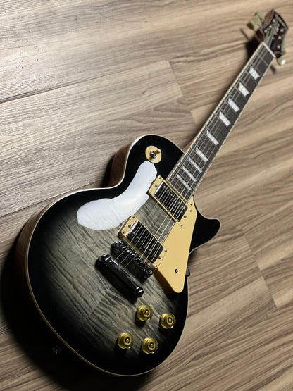 SQOE SELP900 in Charcoal Black Burst with Hardshell Case
