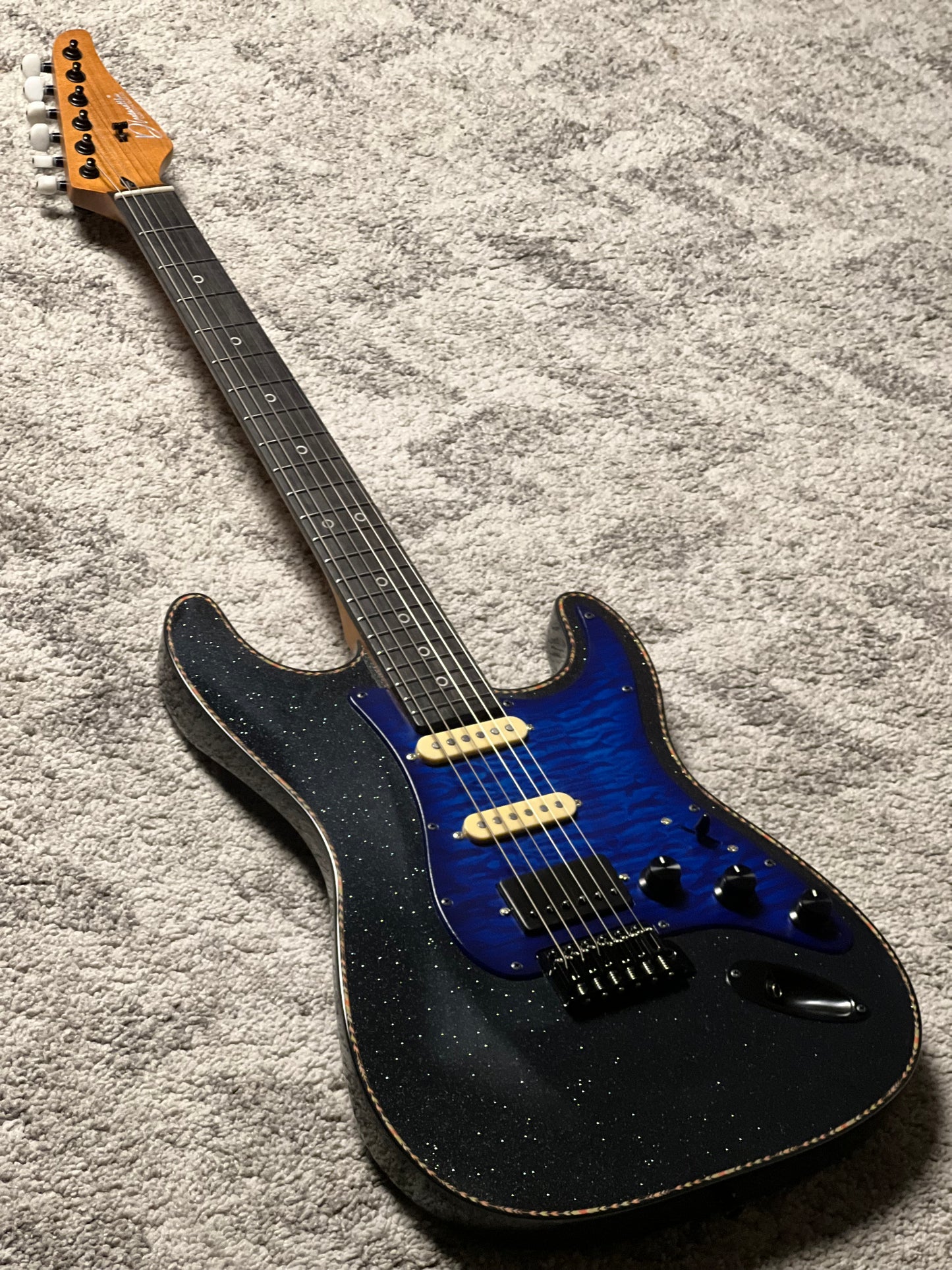 Dhatarattha Custom DST HSS in Starry Night Black with Rosewood FB