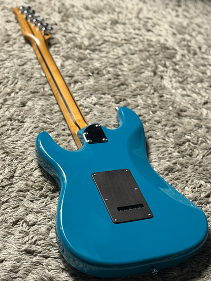 Dhatarattha Custom DST HSS in Taos Turquoise with Rosewood FB and "Vines of Olympus" Inlay