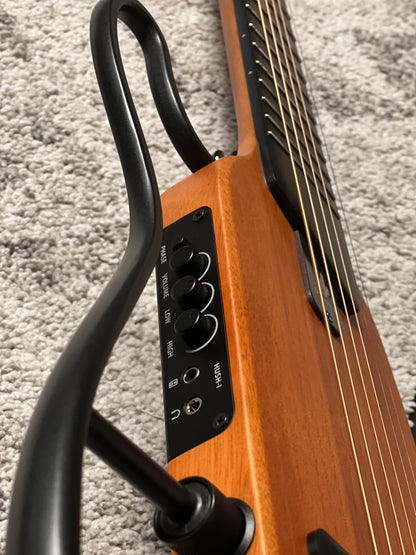 Donner HUSH-I Silent Guitar In Mahogany w/Bag