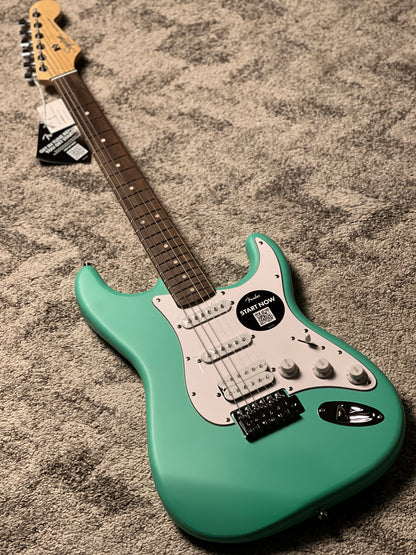 Squier Debut Series Stratocaster HSS with Laurel FB in Sea Foam Green