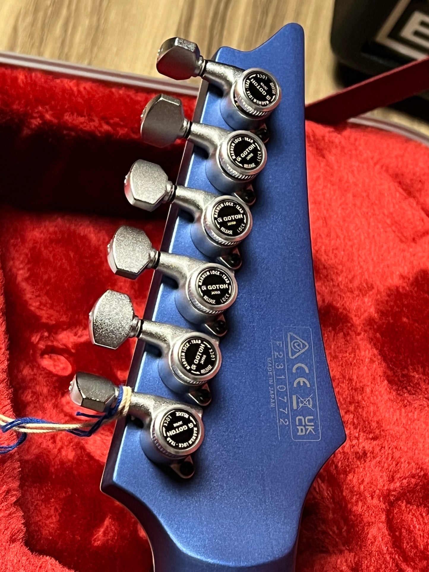 Ibanez Jake Bowen Signature JBM9999 in Azure Metallic Matte F2310772