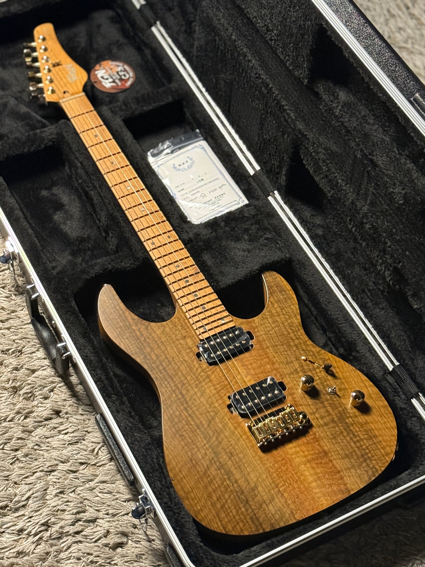 Fujigen FGN EOS2-DU24HH-PB1-RM in Vintage Natural Pay Burman Signature #15