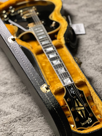 Gibson 1968 Les Paul Custom Reissue Gloss in Ebony w/Case 602878