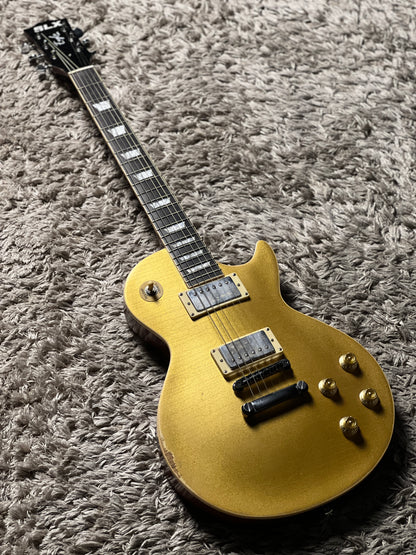 SLX Eagle Antique in Gold Top with Nitrocellulose Lacquer (Medium Relic)