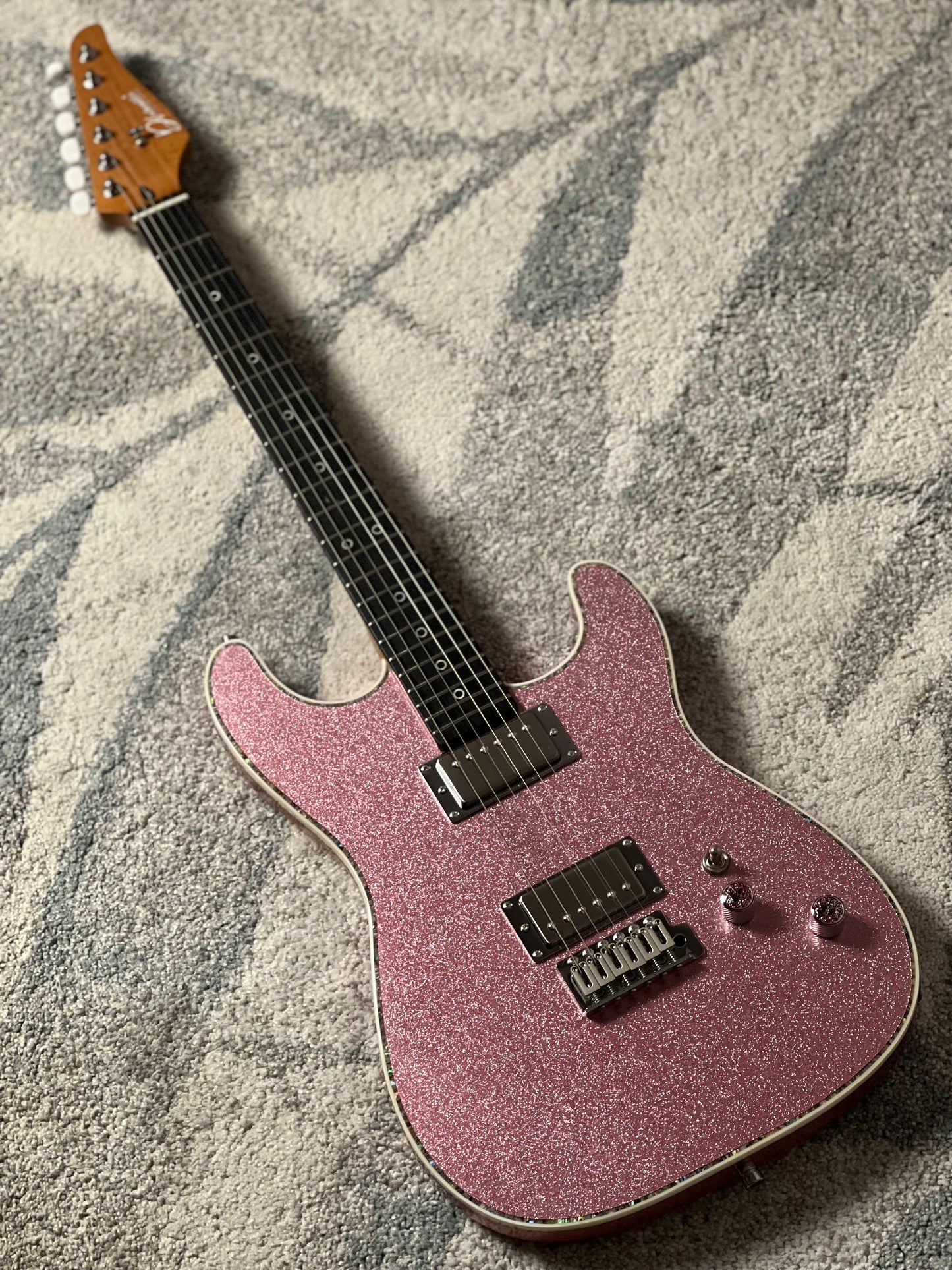 Dhatarattha Custom DST HH in Lavender Sparkle with Rosewood FB