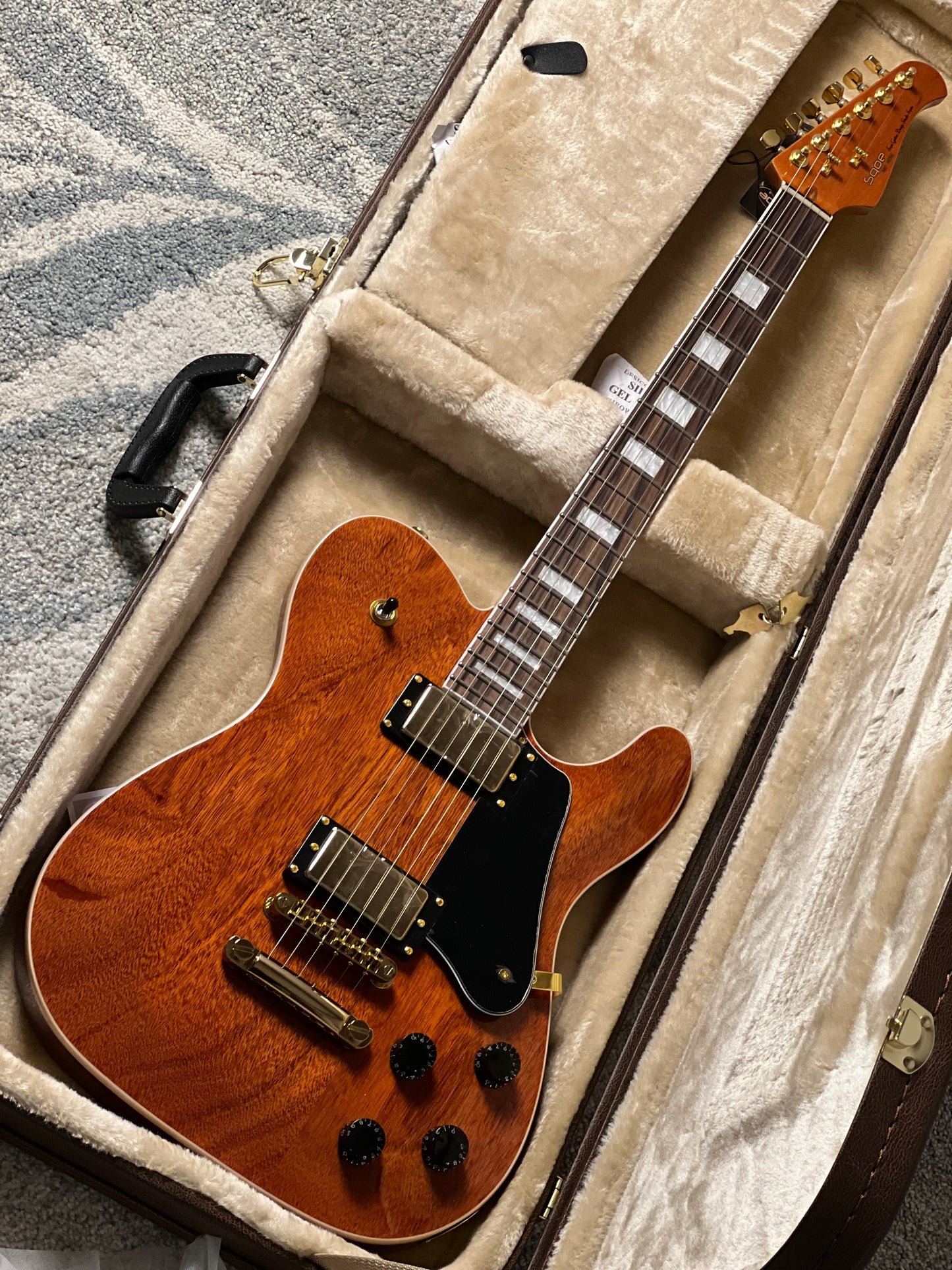 SQOE SETLP1100 Premium Caston Series Professional Limited Edition in Natural