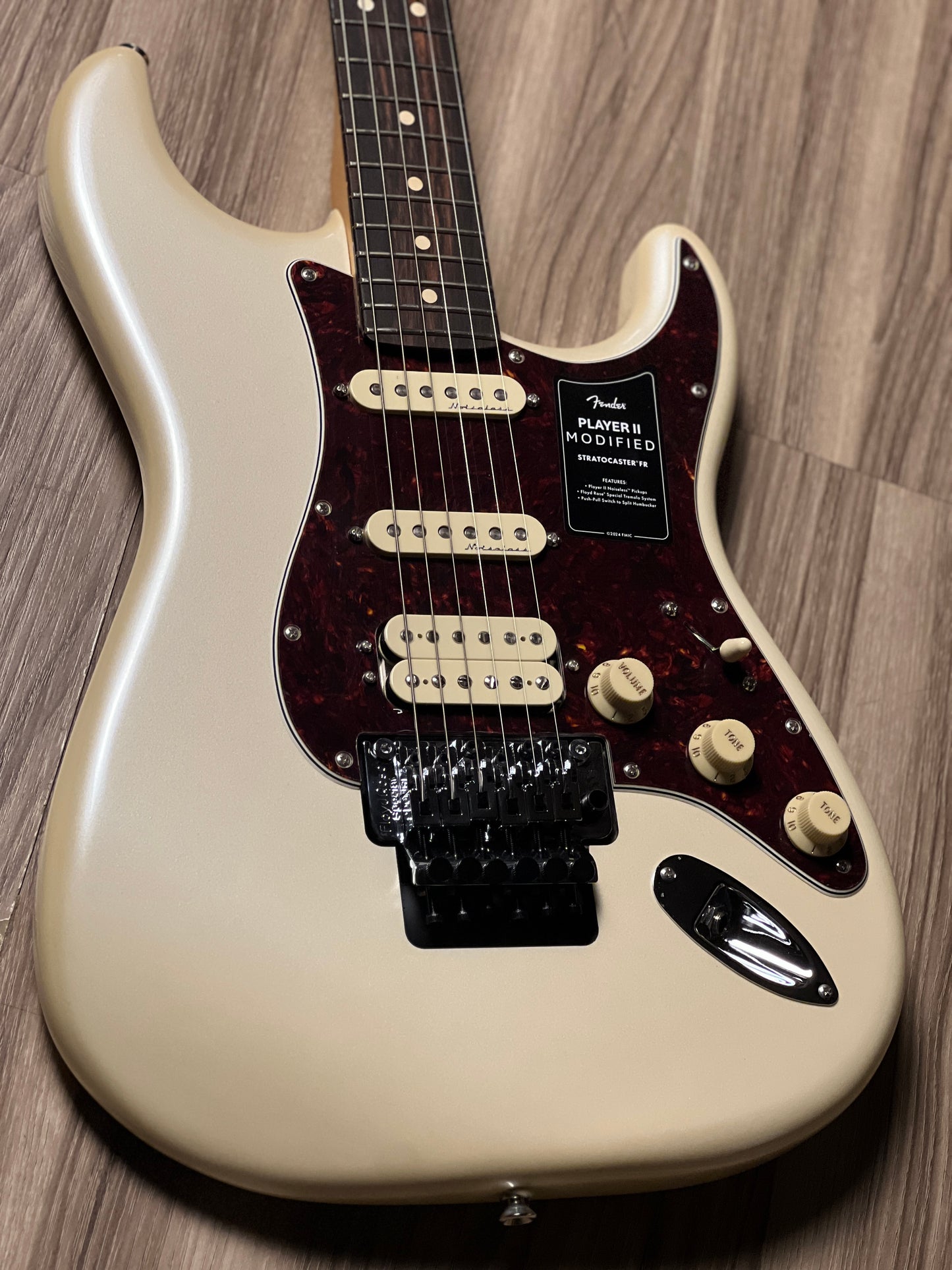 Fender Player II Modified Stratocaster HSS Floyd Rose with RW FB in Olympic Pearl