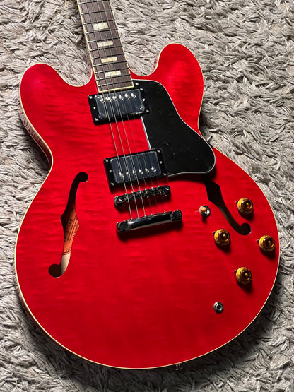 Tokai ES-178 SR Semi Hollow Vintage Series Japan in see Thru Red Cherry S/N 1840907