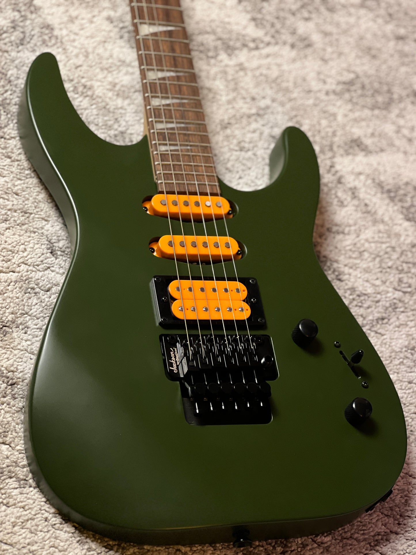 Jackson X Series Dinky DK3XR HSS with Laurel FB in Matte Army Drab