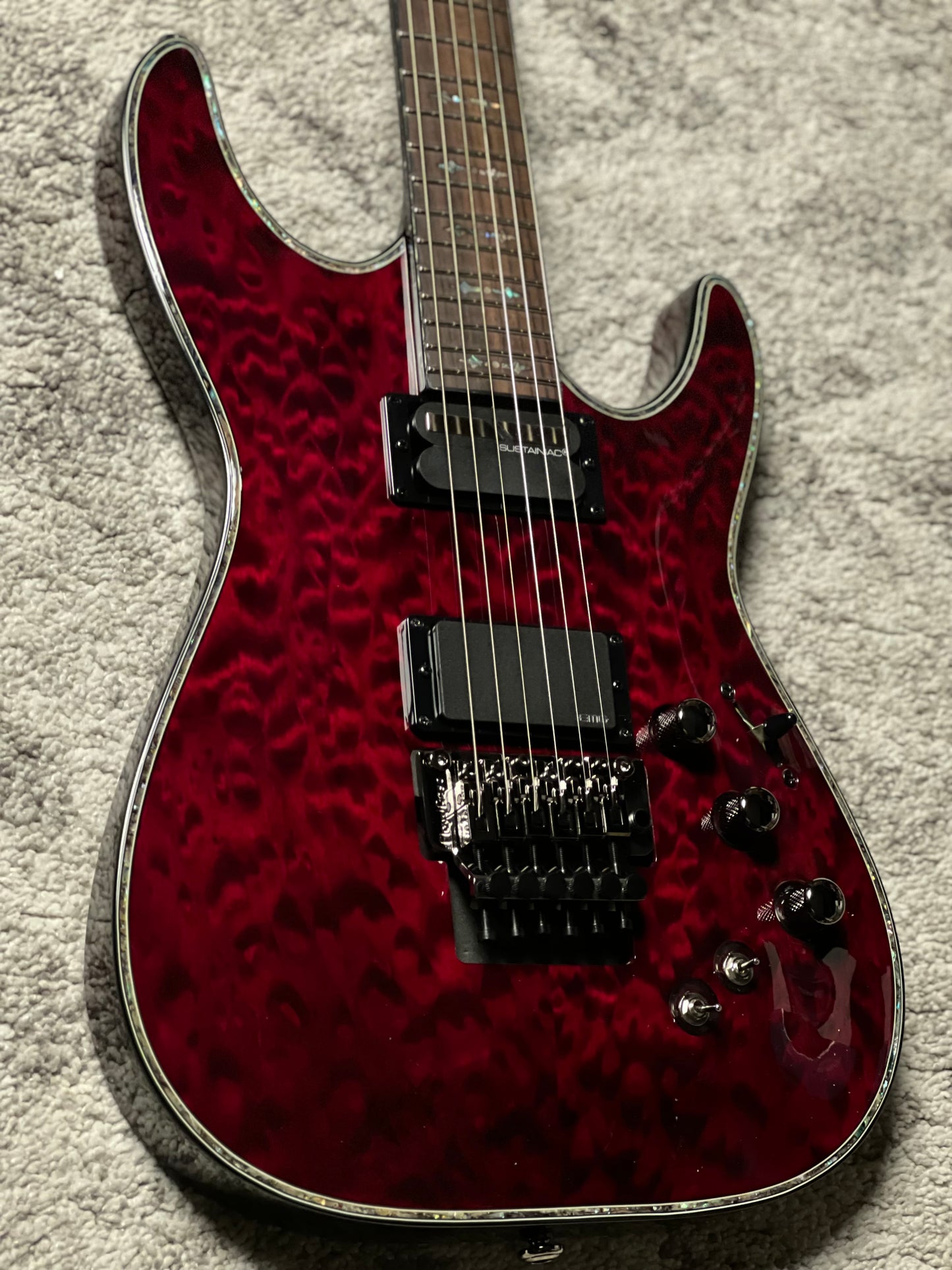 Schecter Hellraiser C-1 FR S BCH in Black Cherry