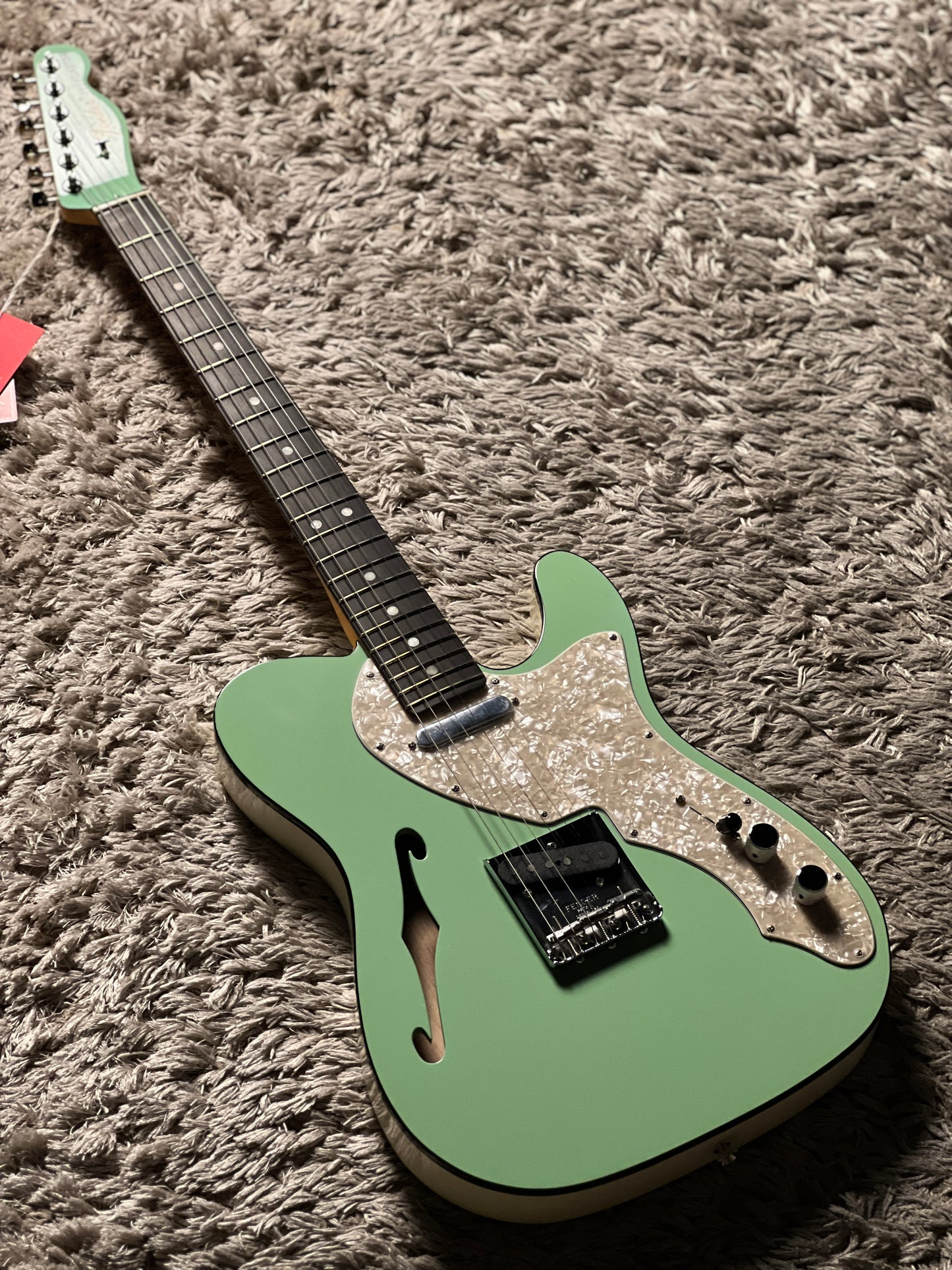 Fender Limited Edition Two Tone Telecaster Thinline in Surf Green US19095981 (B STOCK)