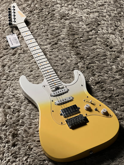 Soloking MS-2 Special in Lime Yellow Fade with White Neck Autumn Season Limited Edition