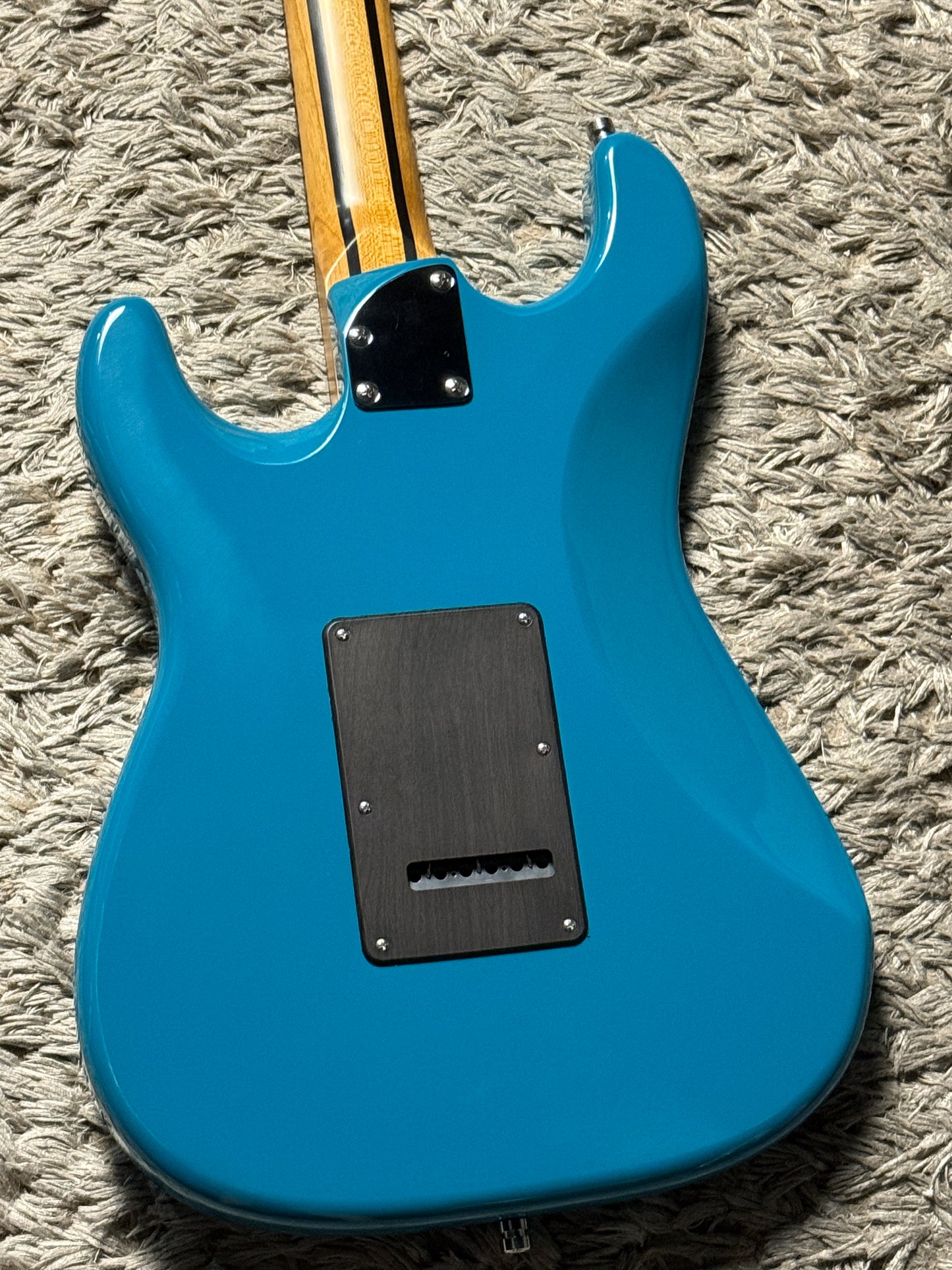 Dhatarattha Custom DST HSS in Taos Turquoise with Rosewood FB and "Vines of Olympus" Inlay