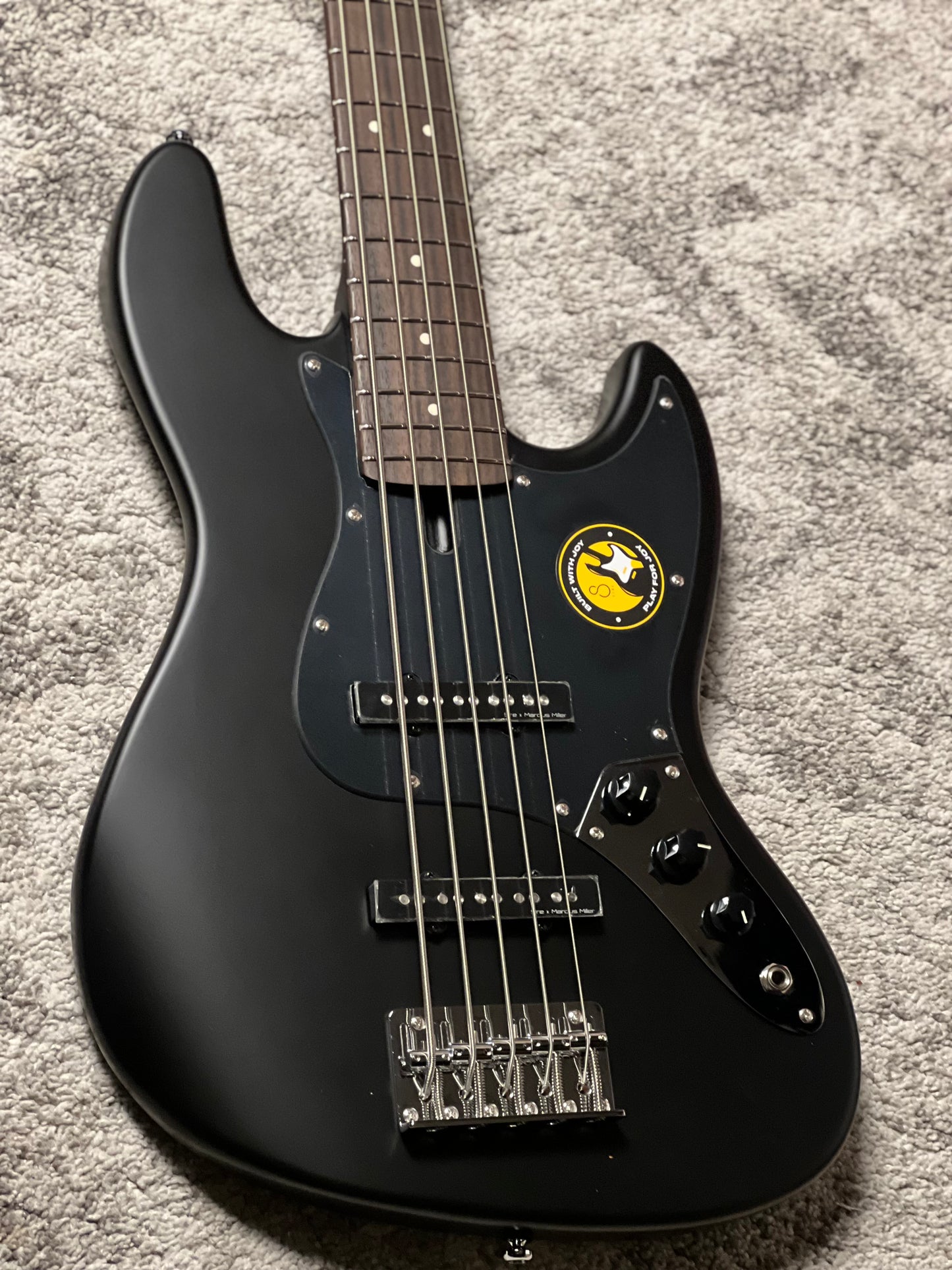 Sire Marcus Miller V3P 5-String Bass in Black Satin