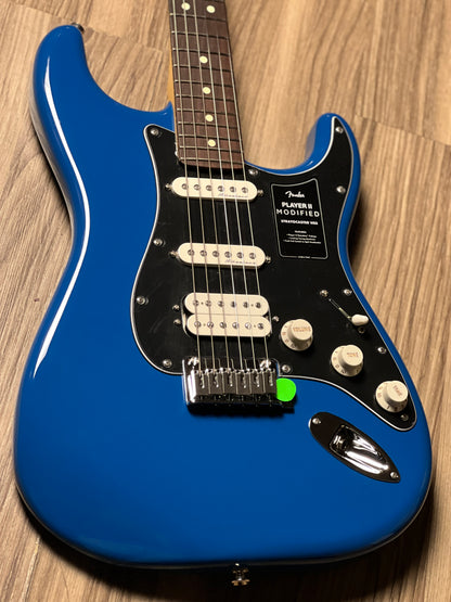 Fender Player II Modified Stratocaster HSS with RW FB in Electric Blue MX25024011