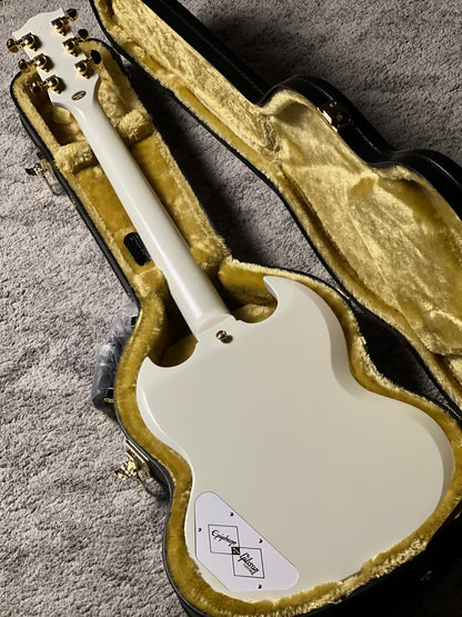 Epiphone 1963 Les Paul SG Custom With Maestro Vibrola in Classic White 26031520675