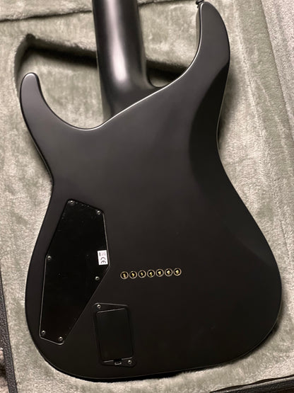ESP E-II Horizon NT-7B Hipshot in Black satin ES0270263