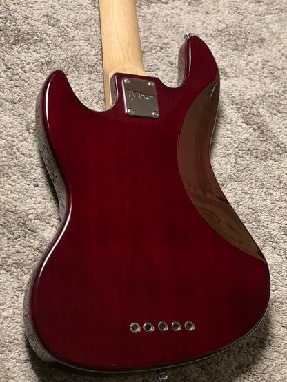 Sire Marcus Miller V3P Passive 5-String Bass Guitar in Tobacco Satin