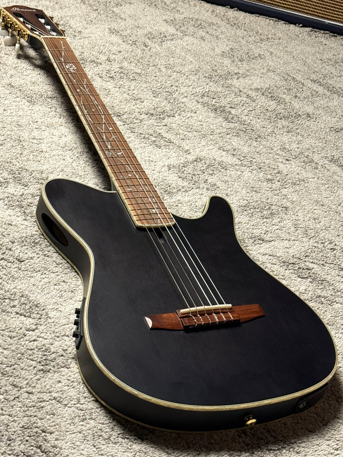 Ibanez TOD10N-TKF Tim Henson Signature Nylon in Transparent Black Flat 5B01PW240300700 (USED)