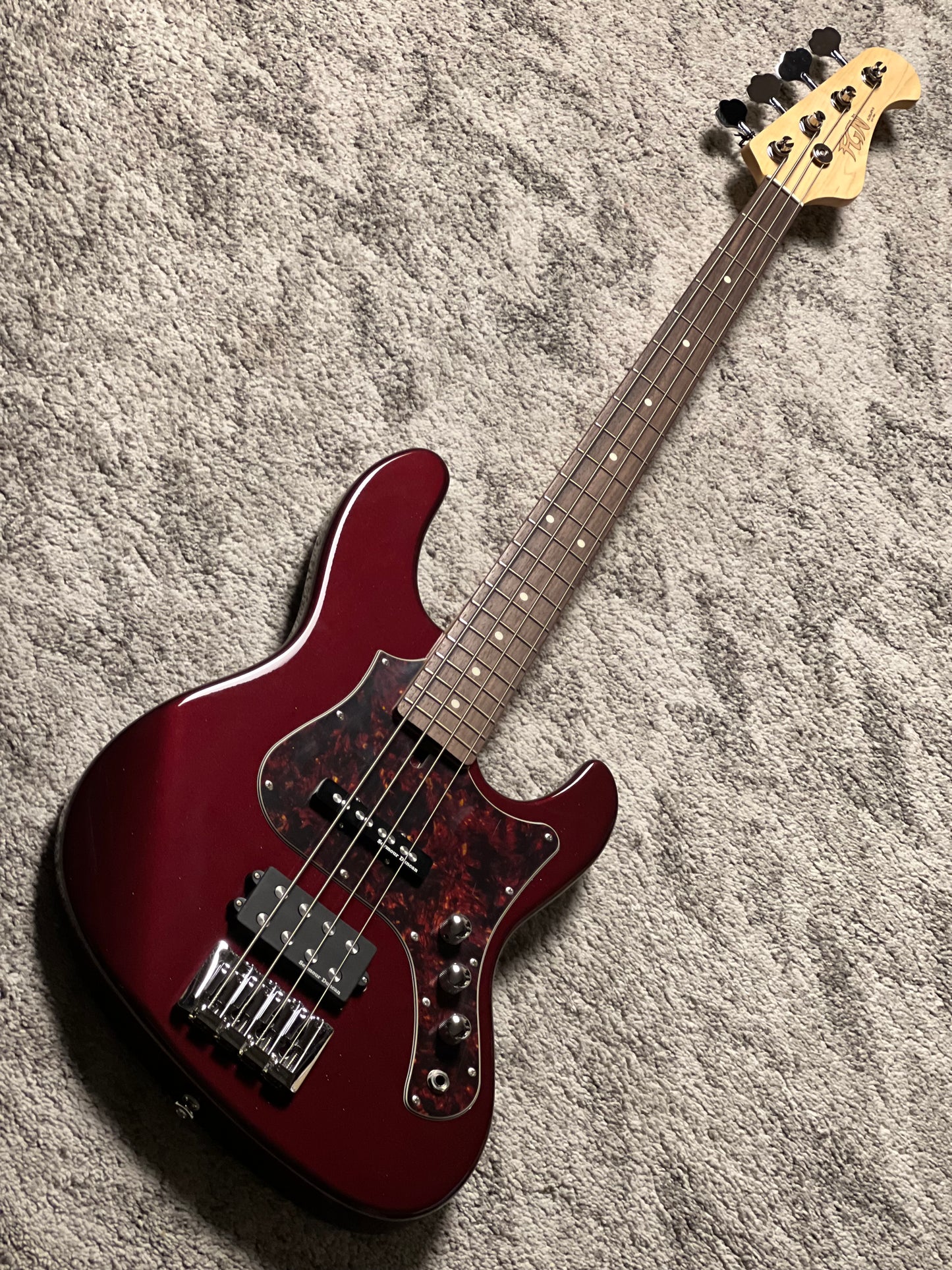Fujigen FGN Mighty Jazz JMJ2-AL- R/AZM in Azuki Metallic