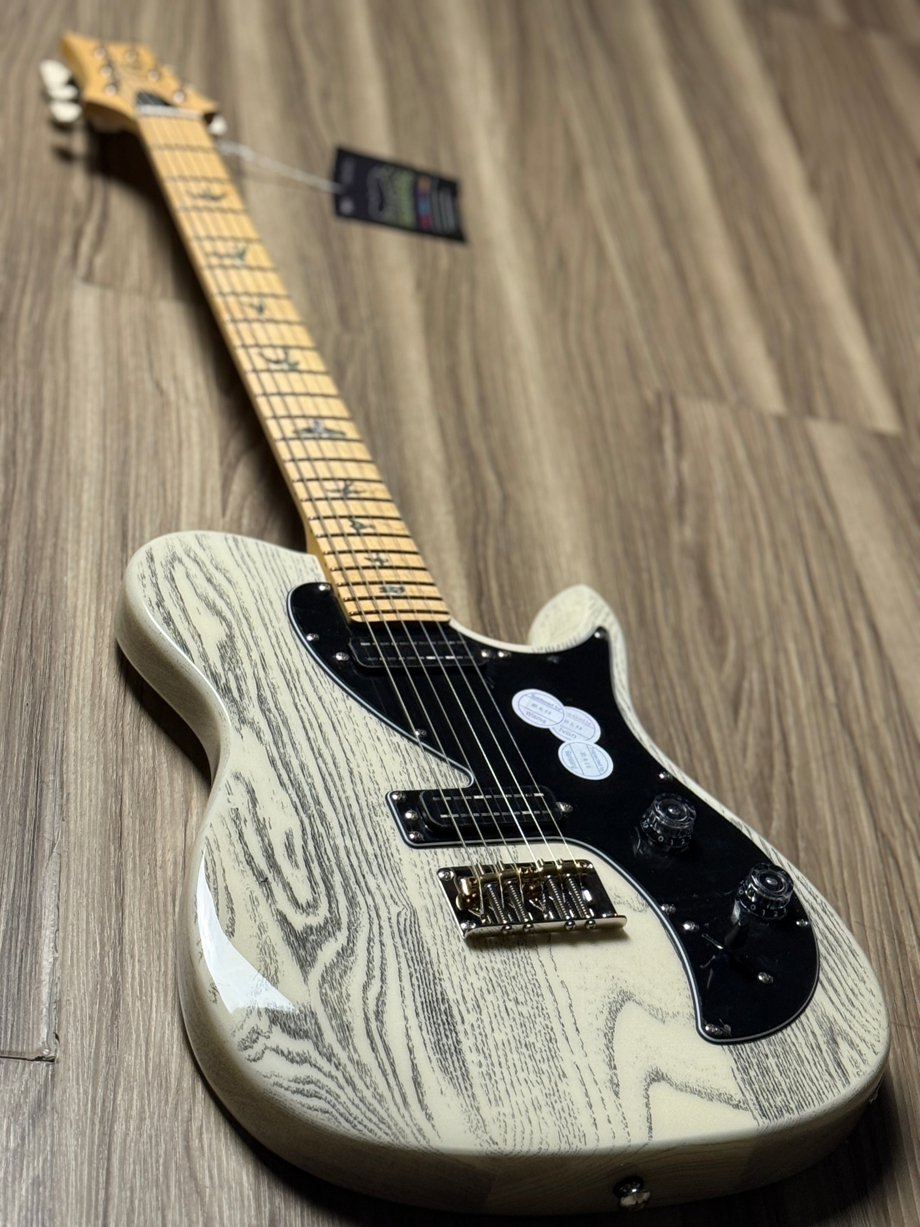 PRS SE NF 53 Ash Body DD S Pickups in White Doghair w/Gig Bag