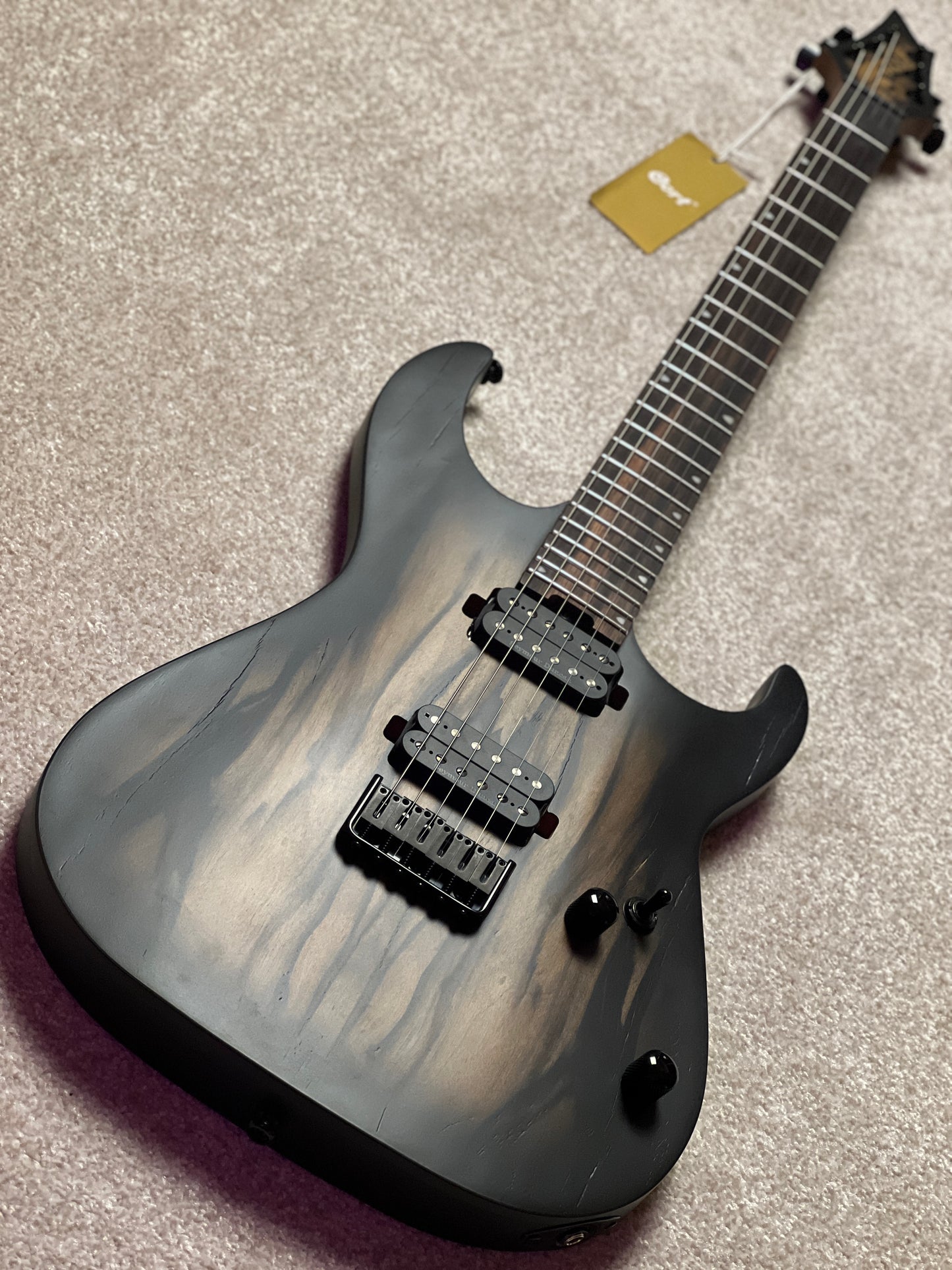 Cort KX500 Pale Moon in Natural Black Burst