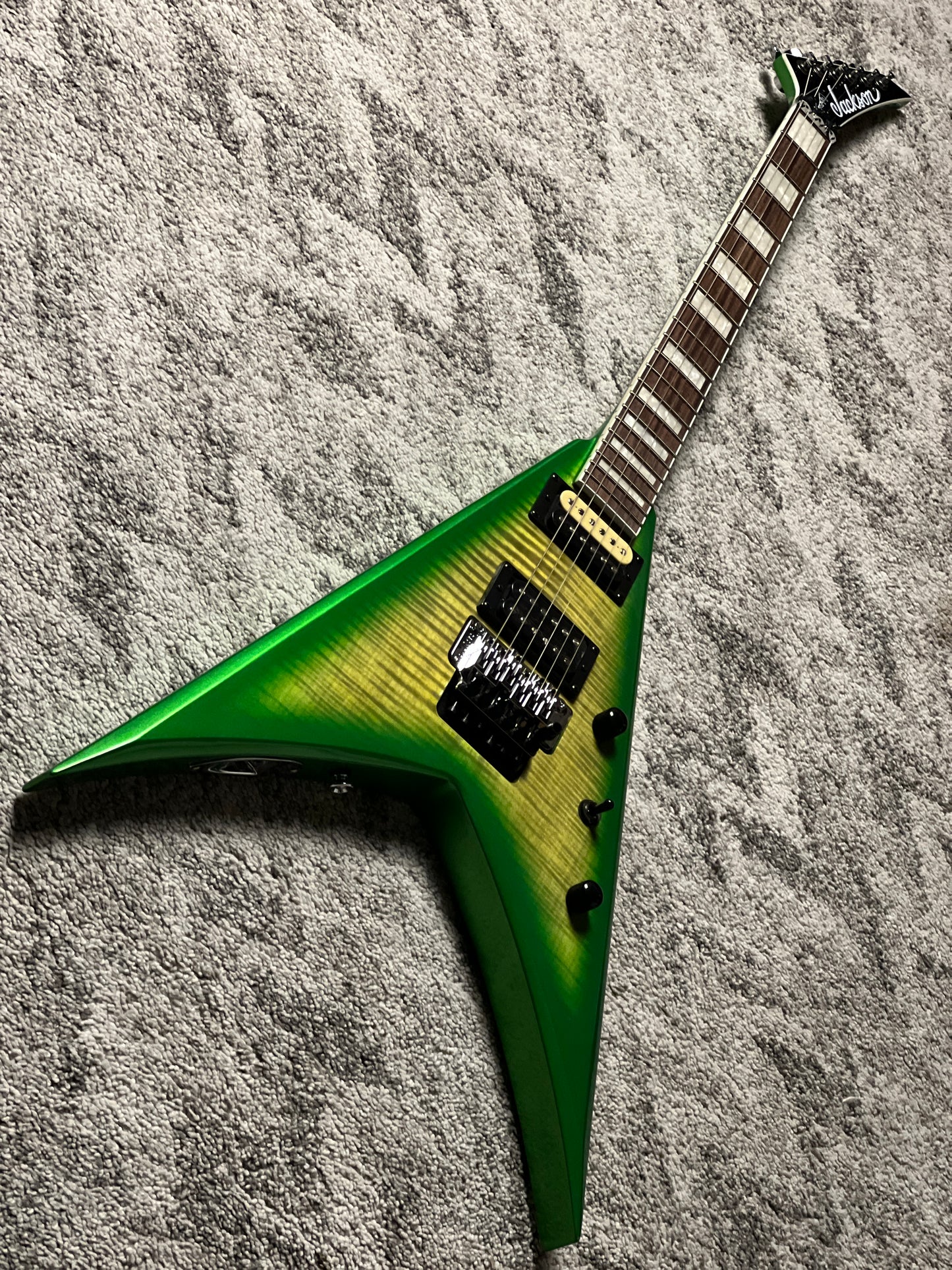 Jackson X Series Signature Scott Ian King V with RS FB in Baldini
