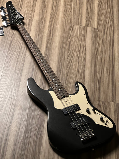 Soloking MJ-1 Classic Bass in Black Metallic with Roasted Maple Neck