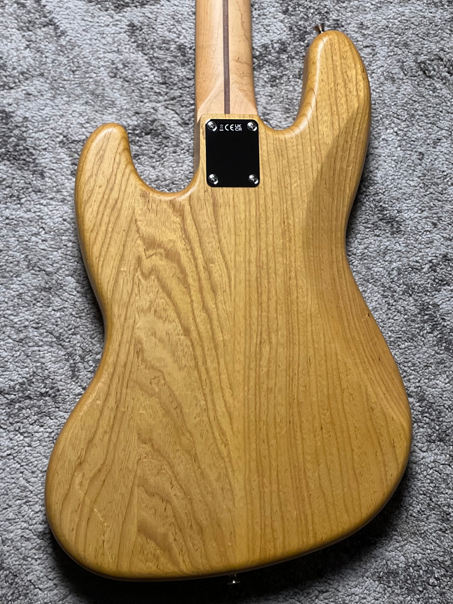 Fender MIJ Limited Jazz Bass Guitar with RW FB in Raw Ash Vintage Natural JD25010606