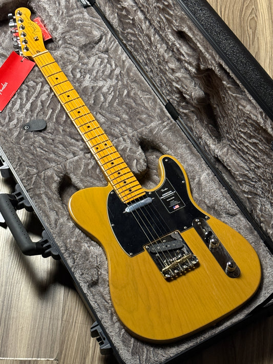 Fender American Professional II Telecaster Maple FB in Butterscotch Blonde US25049706