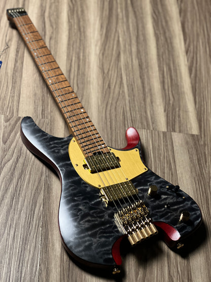 Ibanez MGFM10-OBL Manuel Gardner Fernandes Signature w/Bag in Obsidian Black Low Gloss 241213652