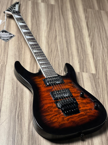 Jackson JS Series Dinky Arch Top JS32Q DKA With Amaranth FB In Dark Sunbrust