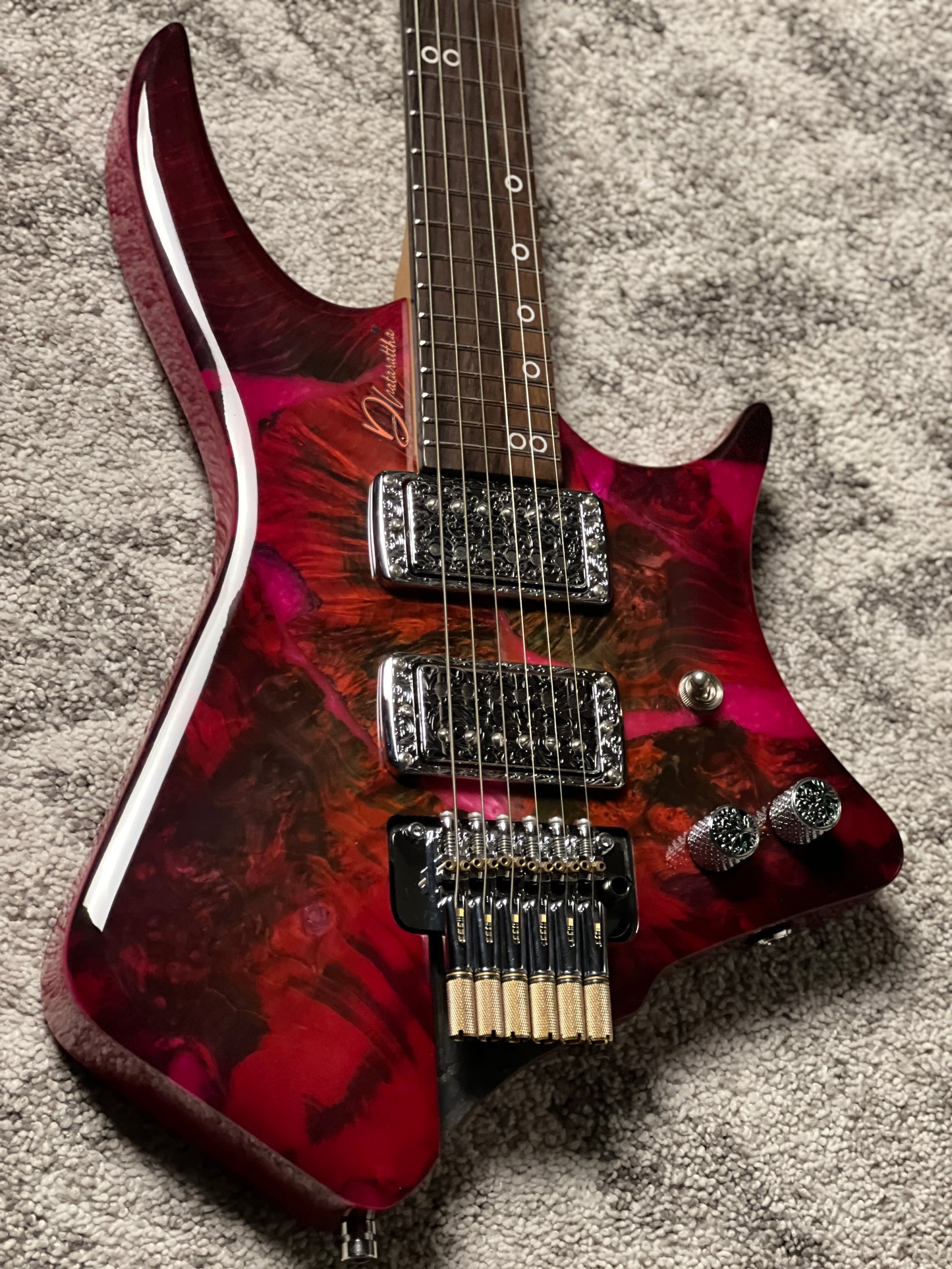 Dhatarattha Custom DHL in Cosmic Nebula Burl Top with RW FB Nafiri Special Run