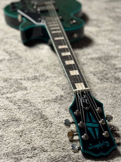 Epiphone Les Paul Custom Widow in Peacock Green