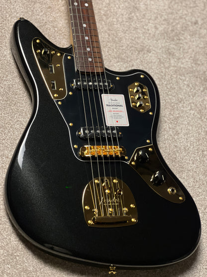 Fender Japan Traditional 2025 Collection 60s Jaguar with RW FB in Black Pearl JD25012644