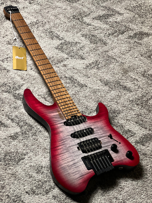 Cort Space G6MS Headless Multiscale in Semi Gloss Lava