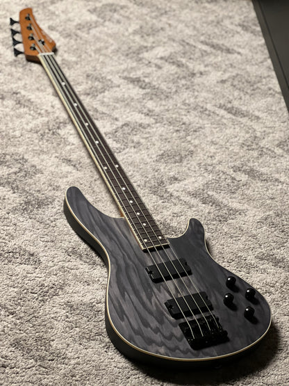 Schecter C-4 Standard Electric Bass in Charcoal Satin