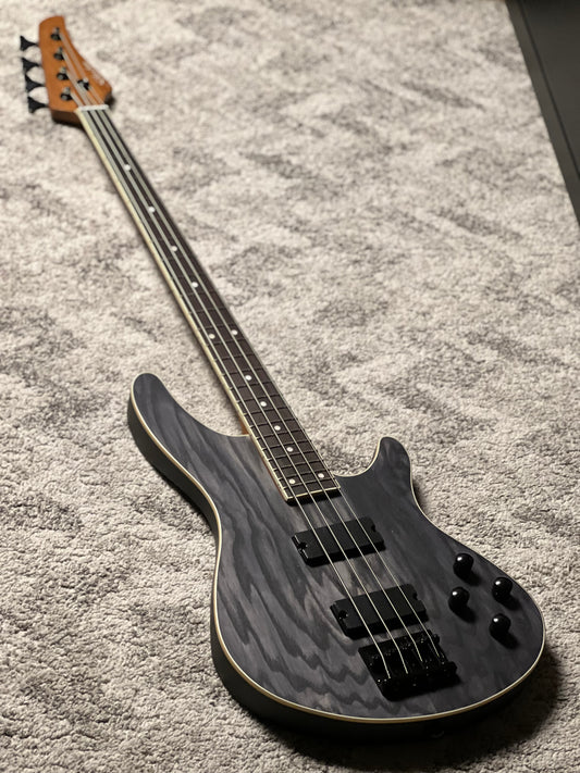 Schecter C-4 Standard Electric Bass in Charcoal Satin