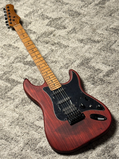 SQOE SEST650 RD HSS Ash Roasted Maple Series in Open Pore Red