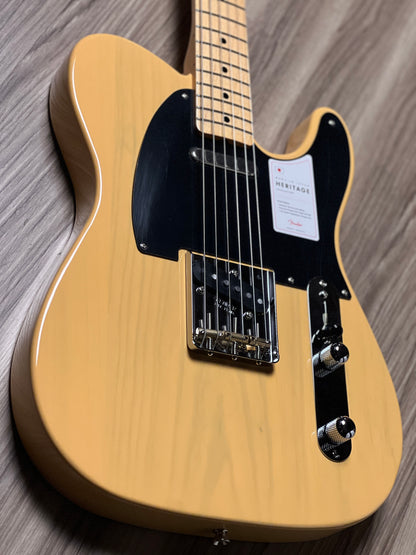 Fender Japan Heritage 50s Telecaster with Maple FB in Butterscotch Blonde JD24007834